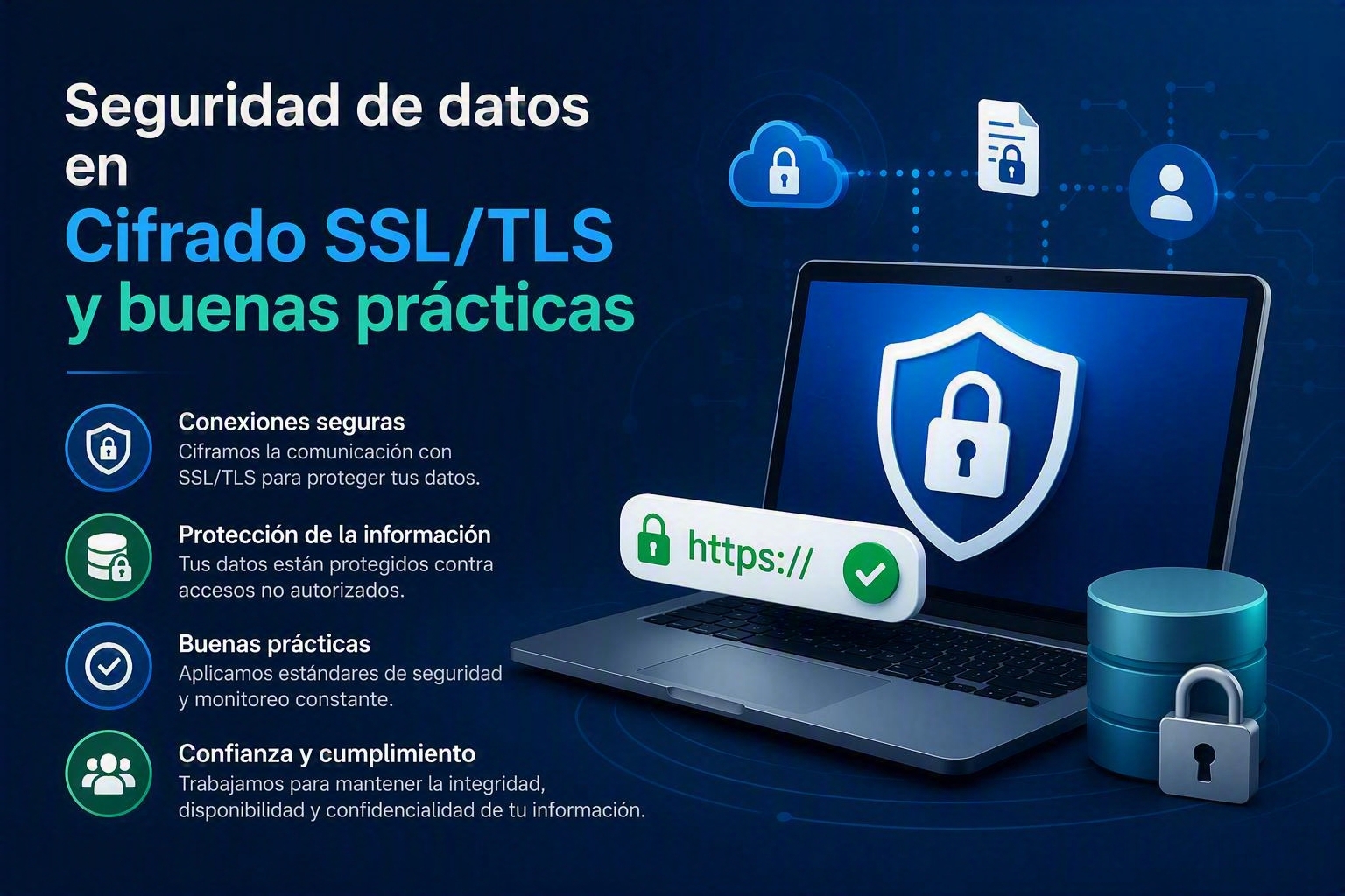Seguridad de datos en Postaurant: Cifrado SSL/TLS y buenas prácticas